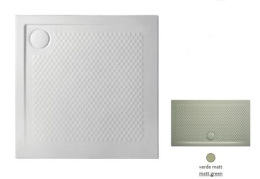 Фото Поддон ArtCeram Texture (PDQ008 26 00) зеленый