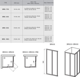 Душевой уголок Ravak  (14V40102Z1), белый