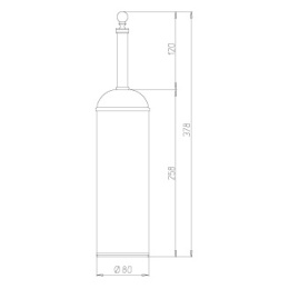 Фото Ёршик для унитаза Paini Duomo 88CR061 хром