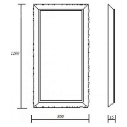 Фото Armadi Art NeoArt 517 Зеркало SOHO антик патина, 80х120