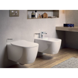 Подвесной унитаз ArtCeram Faster (FSV003 03 00) черный глянцевый