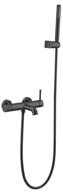 Смеситель для ванны Boheme Uno (463-SGM) антрацит глянец