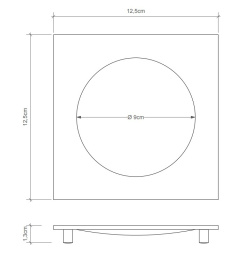 Фото Мыльница Decor Walther Cube (0837234), никель