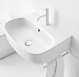 Донный клапан Kerasan Nolita (923330 Bianco matt) белый, матовый