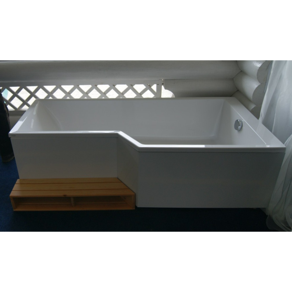 Акриловая ванна 150x80 Jacob Delafon (E6D119L-00), прямоугольная-асимметричная