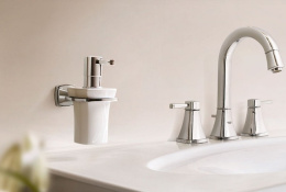 20417000 Grohe Grandera Смеситель для раковины на 3 отверстия, низкий излив
