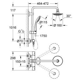 Душевая система Grohe Euphoria System (27296000) хром