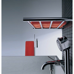 Colombo Design PLUS W4987.NM - Держатель для полотенца, полка (черный - матовый)
