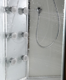 Фото Душевая кабина 80x80x220 Black&White (G5501 800)