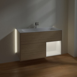 Villeroy Boch Finion G040MTPC Тумба под раковину 996х498 мм (white matt/oak veneer)