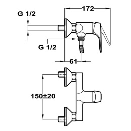 Teka Inca 5323212 Смеситель для душа