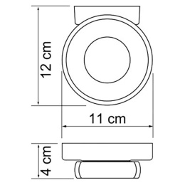 Мыльница с держателем WasserKRAFT Berkel 6829