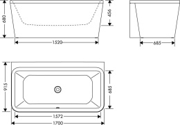 Hansgrohe Axor Citterio 39957000 Ванна (белый)