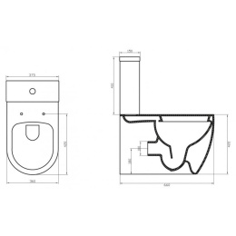 Унитаз BelBagno Marino BB105CPR