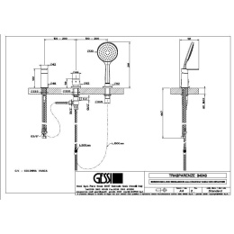 Смеситель для ванны Gessi Trasparenze (34243#031)