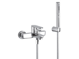 Фото Смеситель для ванны Mamoli Sadler 1602PG116021  настенный с душ.гарнитуром, хром