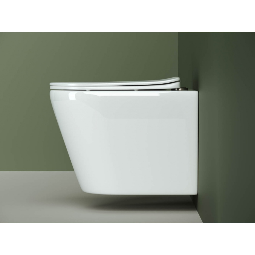 Подвесной унитаз Ceramica Nova HIGHLIGHT CN1804 с сиденьем