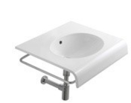 Фото Раковина подвесная Globo Bowl+ (BP060.BI) белый