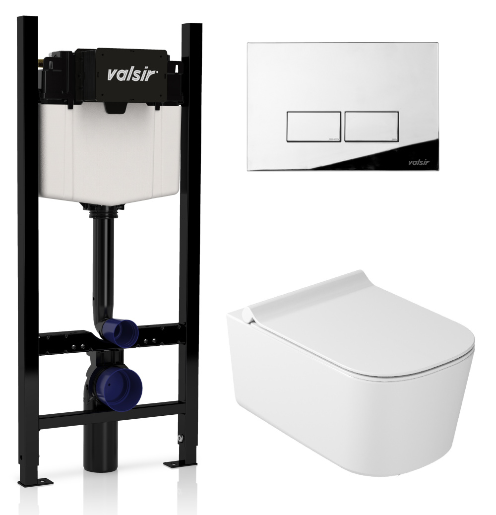 KIT VSCR 5486 Slim P3 Комплект инсталляции 4 в 1, WINNER S BLOCK VS0853202, унитаз MEG11PRO 5486, кр