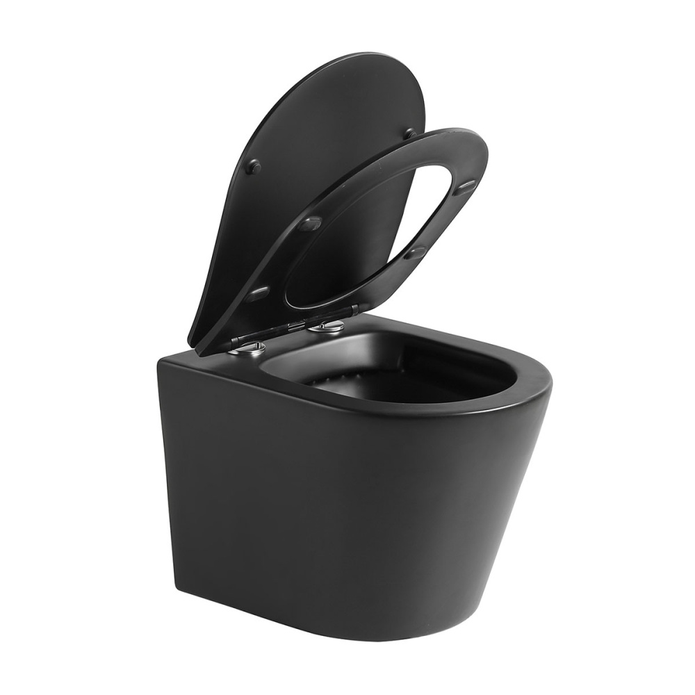 Унитаз подвесной Vincea Piatti (VT1-11SMB) матовый черный