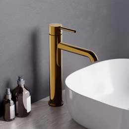 Смеситель для раковины Damixa Scandinavian Pure (360250600) Золото