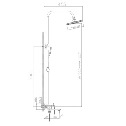 Смеситель для ванны Haiba HB24505-8
