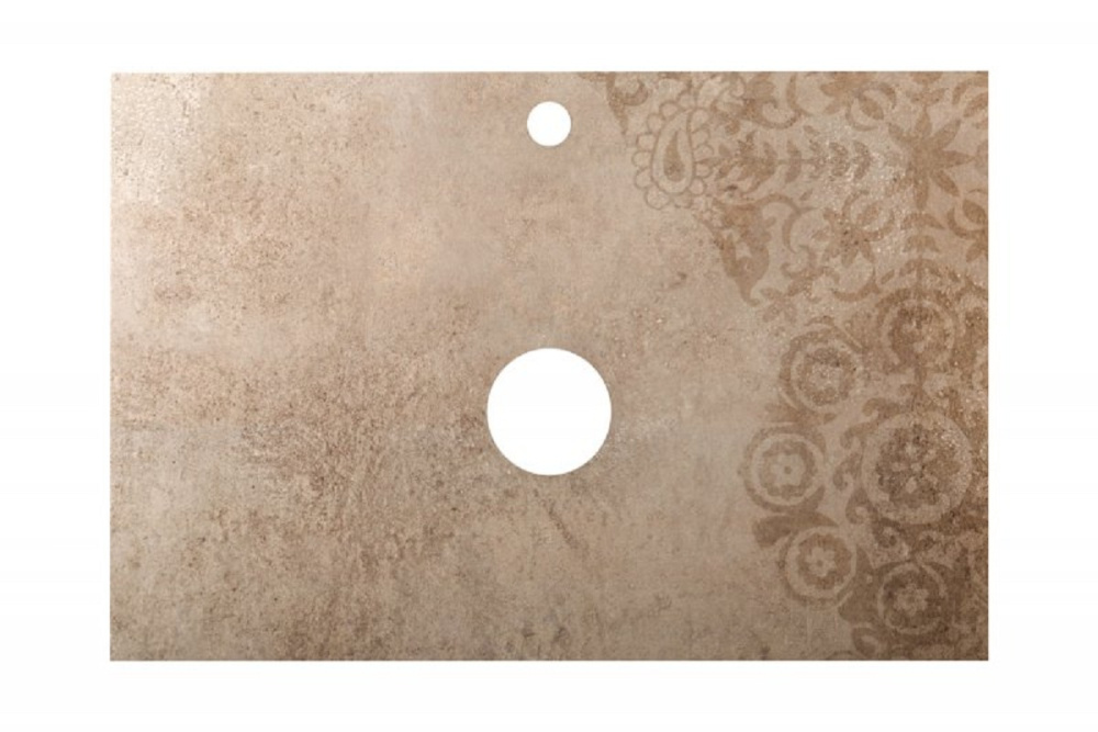 Столешница из керамогранита BelBagno Set Kraft, KEP-80-CDEC, 81.6 x 46.8 см, цвет cemento decorato