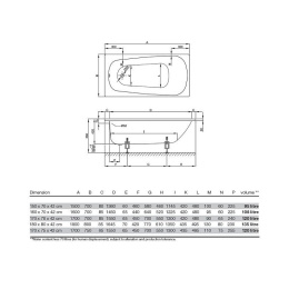 Ванна стальная BETTE BETTEFORM 3800-000 PLUS AD