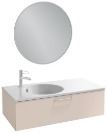 Зеркало Jacob Delafon Odeon Rive Gauche EB1290-S42, 90 см, с подсветкой, лакированная рама пыльная р