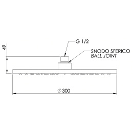 Верхний душ Верхний душ Remer 359MM30BGX Золото брашированное
