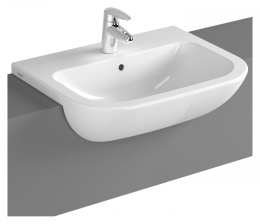 Фото Раковина полувстраиваемая 55 см Vitra S20 (5524B003-0001) белый