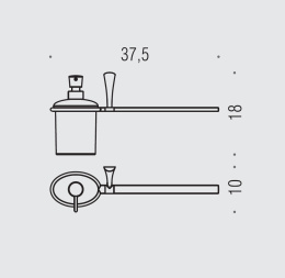 Диспенсер и полотенцедержатель Colombo Land B2874D.CR