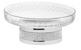 Фото Настольная мыльница Boheme Royal Cristal (10930-CR) хром