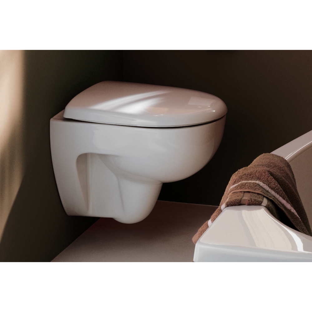 Geberit Renova 500.124.TC.R Комплект инсталляция и унитаз подвесной безободковый, цвет унитаза: белы