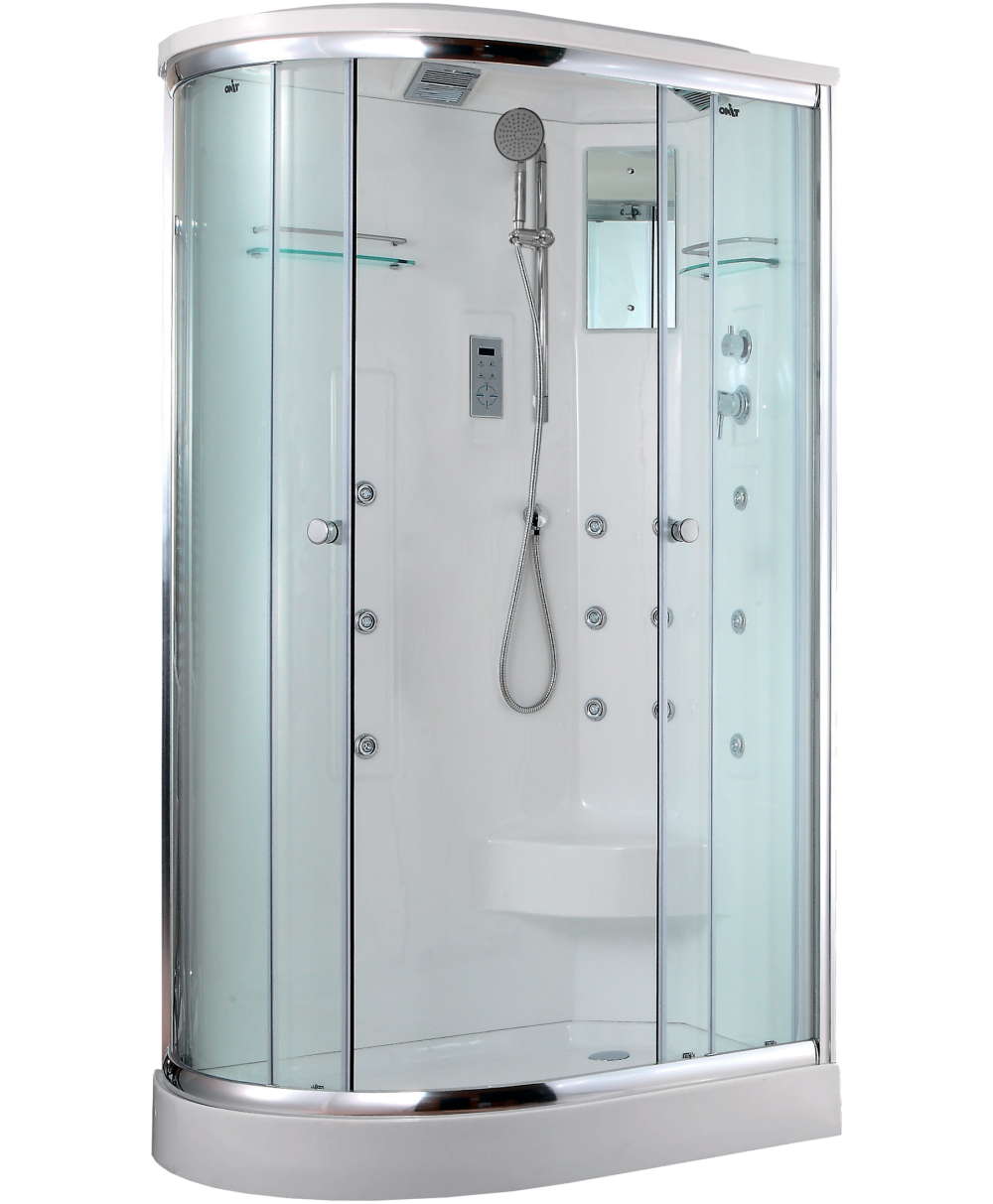 Фото Душевая кабина 120x85x225 Timo (T-7702 R) С гидромассажем, акрил, Поддон низкий