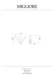 Фото Migliore Opera 24595 Смеситель для раковины, золото