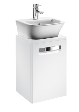 Фото Тумба под раковину Roca Gap (ZRU9302880) белый, глянцевый