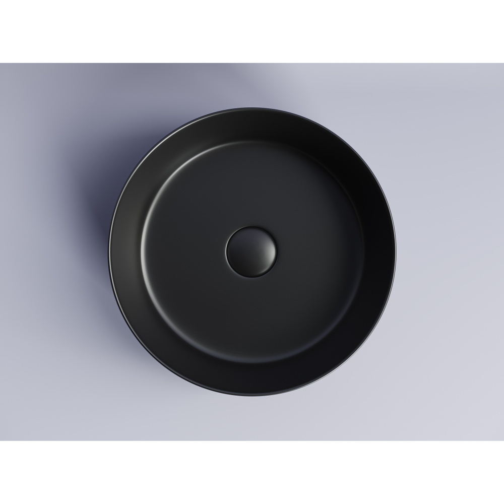 Раковина накладная Ceramicanova Element (CN6032MB) 35 см, чёрная матовая