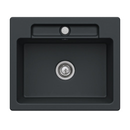 Фото Villeroy & Boch SILUET 60 S 334601S5 Кухонная мойка 600 x 220 x 510 мм (цвет черный)