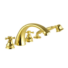 Фото Migliore Lady 18850 Смеситель на борт ванны, на 4 отв, золото