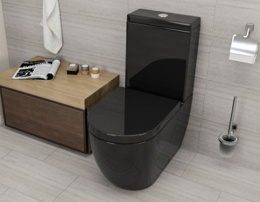 Nilo 2301 nero черный унитаз компакт с бачком