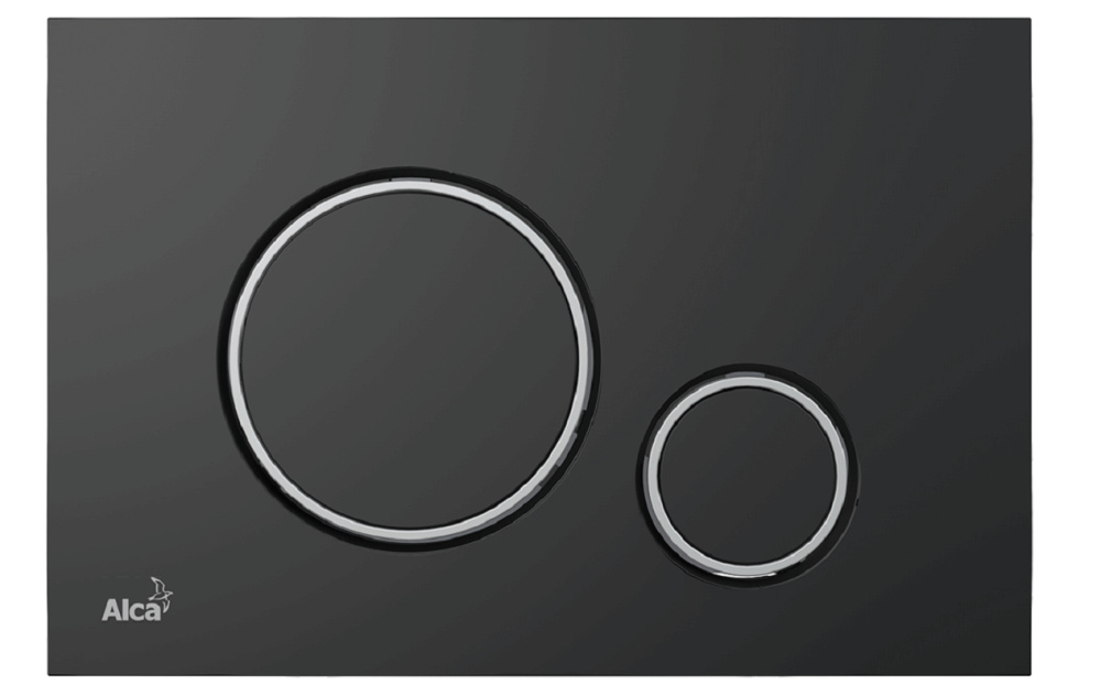 Клавиша смыва AlcaPlast (M778) хром, черный