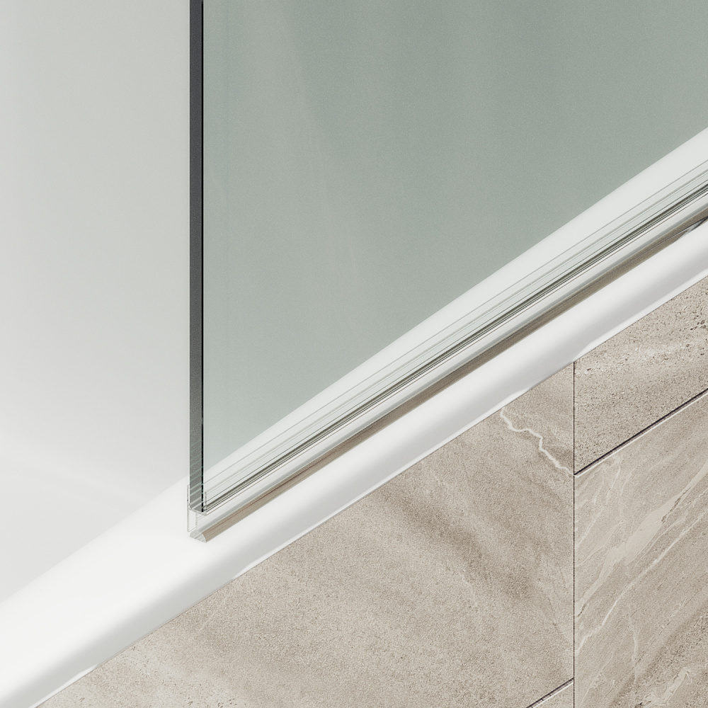 Шторка на ванну Maybah Glass MGV-598-2 поворотная на монопетле