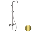 Душевая система термостатическая Remer Elegance EQ32ASSDHS, латунь брашированная PVD
