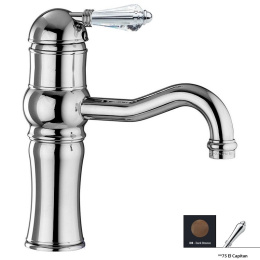 Фото Cмеситель Nicolazzi El.Capitan 3471DB75 для раковины, темная бронза/El Capitan