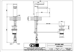 Смеситель для раковины Gessi Riflessi (34901#031)