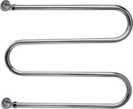 Фото Полотенцесушитель водяной Margaroli Vento 402BN Brushed Nickel
