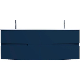 JacobDelafon Nona EB1891RU-G98 Мебель с интегрированными ручками, глянцевый темно-синий, 140 см, 4 я