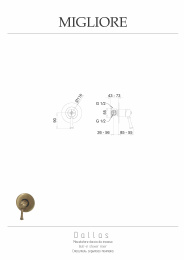 Фото Migliore Dallas 18599 Смеситель скрытого монтажа, бронза