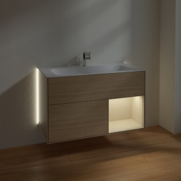 Villeroy Boch Finion G040HHPC Тумба под раковину 996х498 мм (sand matt/oak veneer)